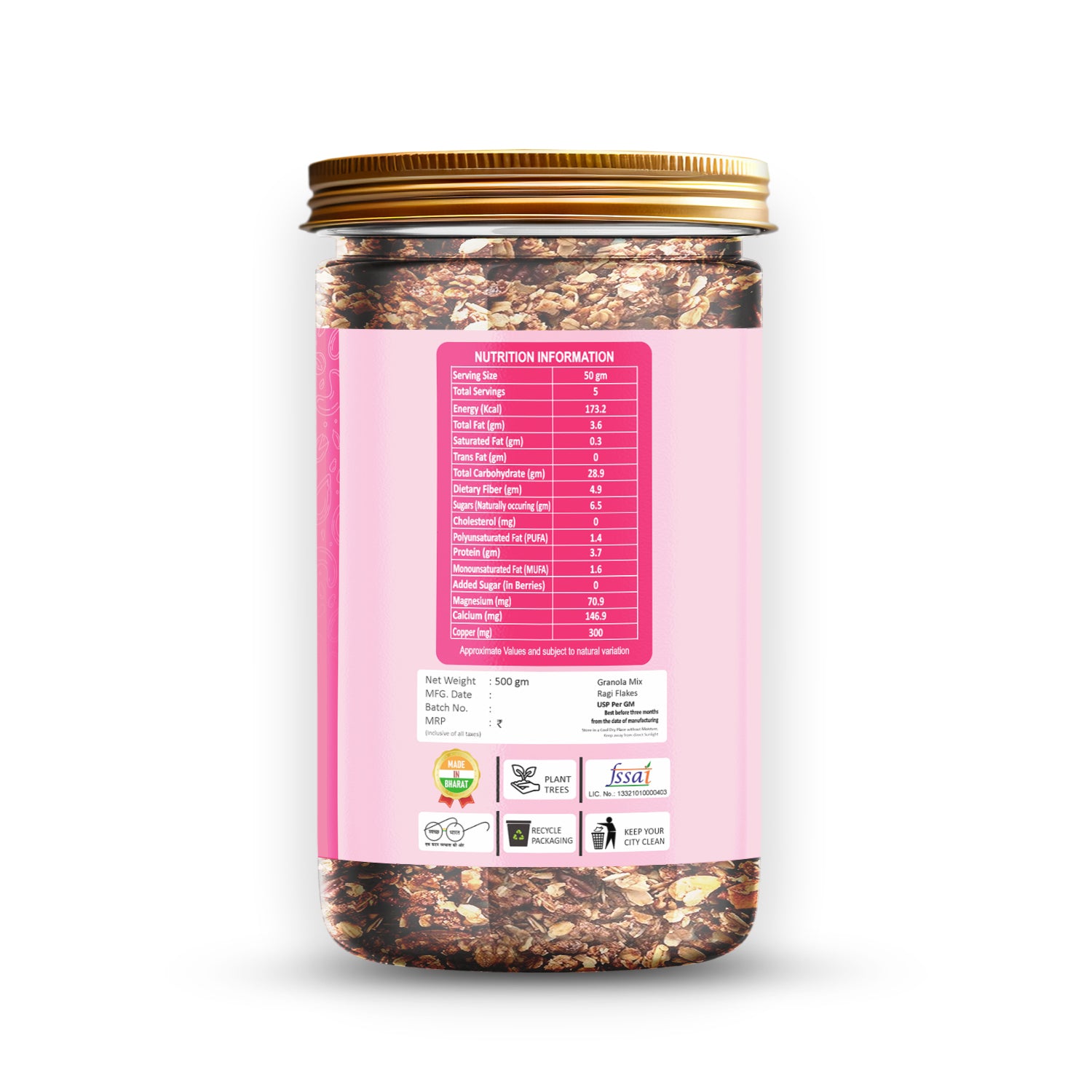 Granola With Ragi Flakes