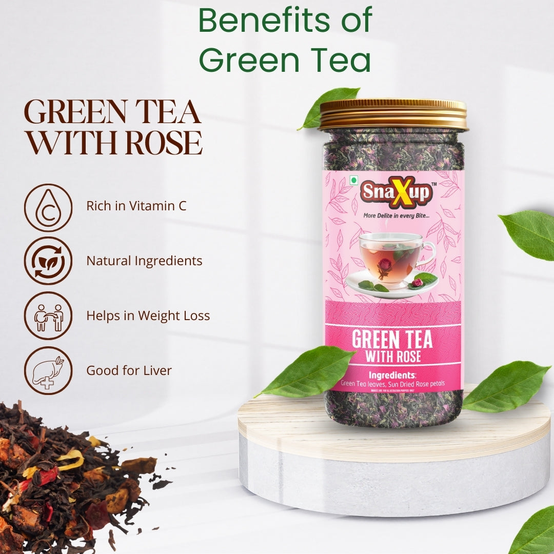 Green Tea With Rose Tea