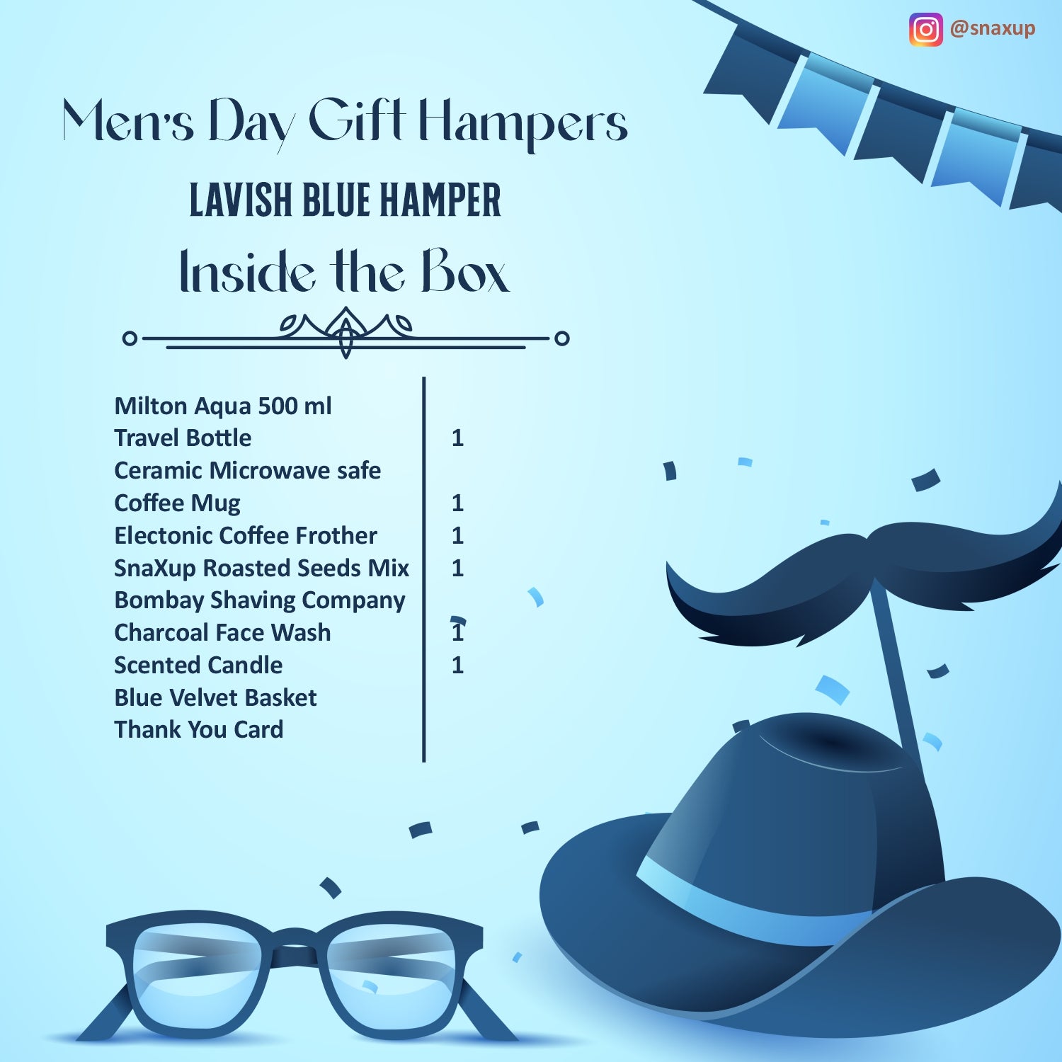 Lavish Blue Hamper