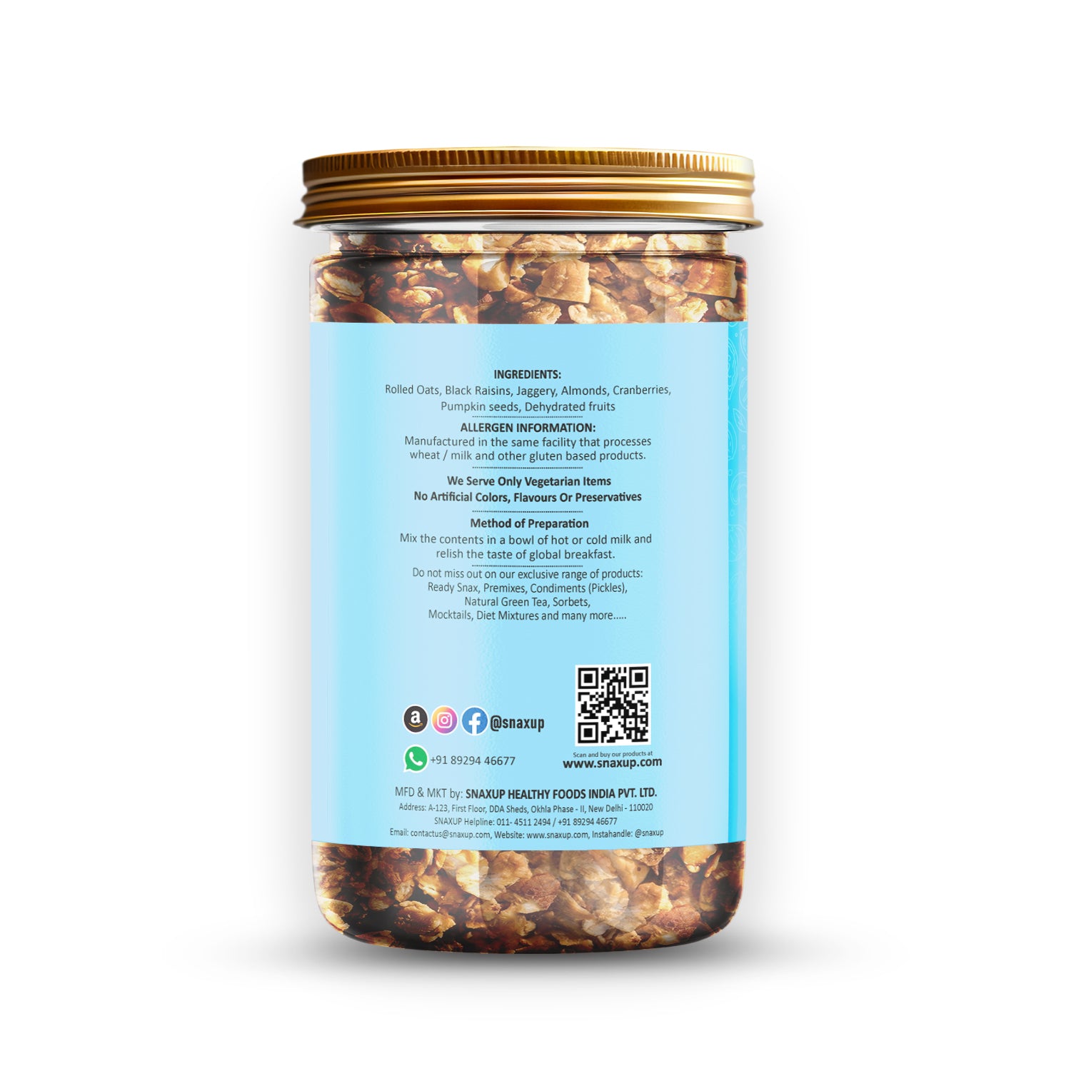 Granola Mix With Rolled Oats