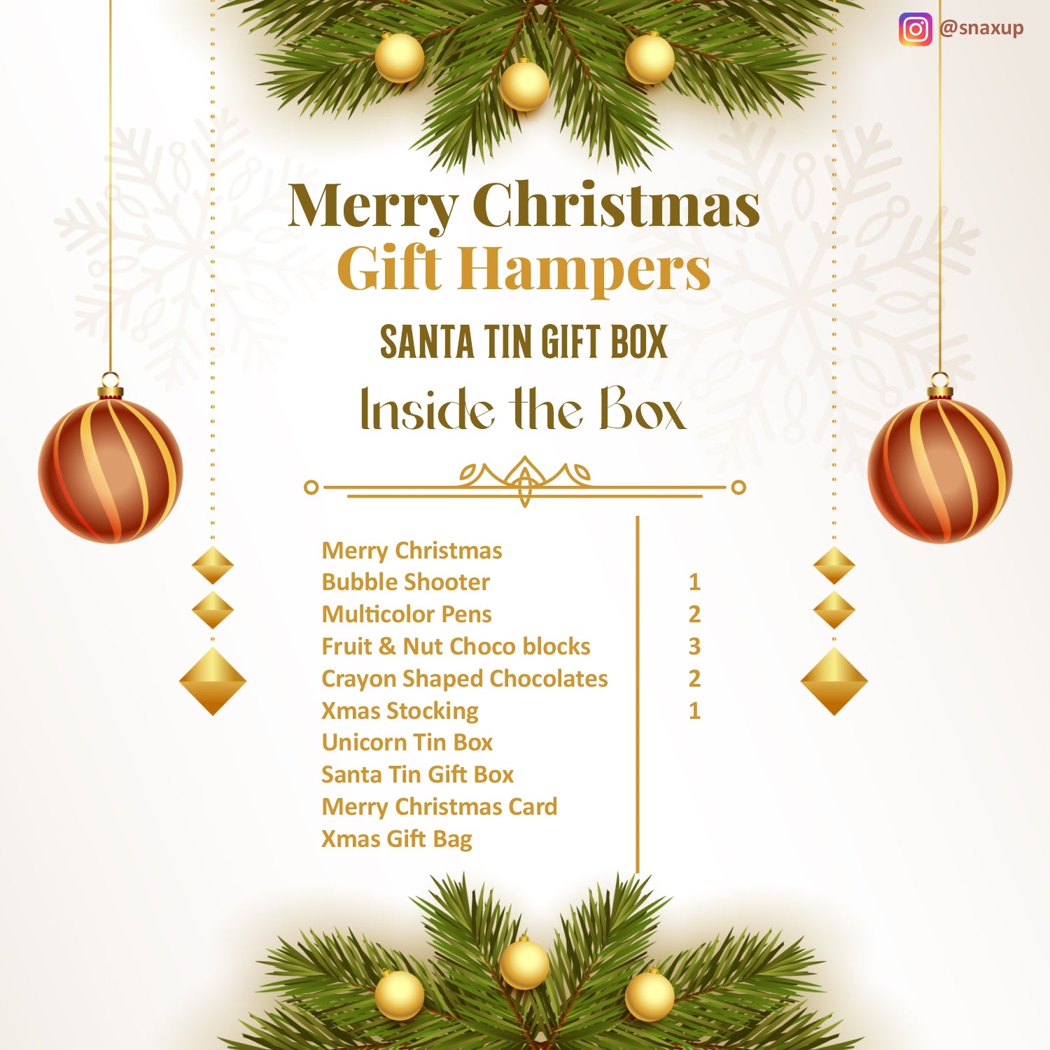 Santa Tin Gift Box