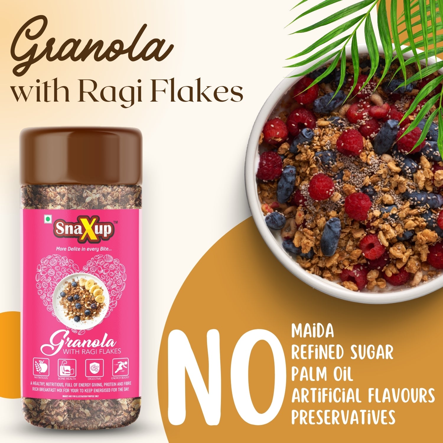 Granola With Ragi Flakes