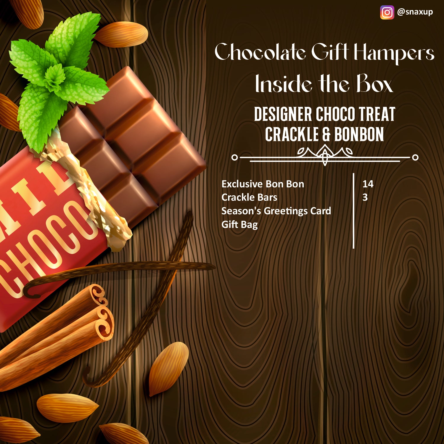 Designer Choco Treat - Crackle & BonBon