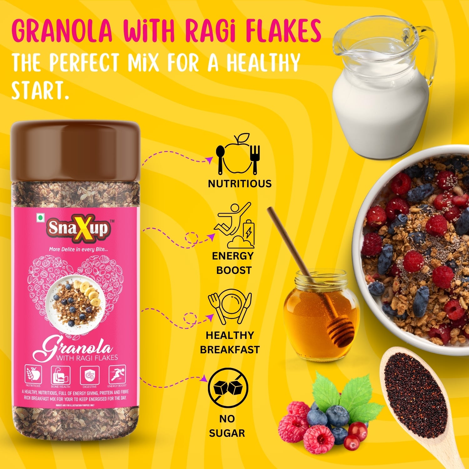 Granola With Ragi Flakes