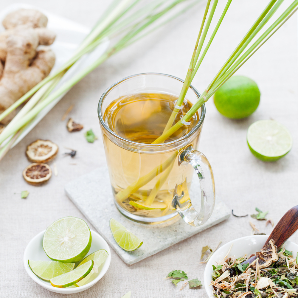 Green Tea With Lemon Grass Tea