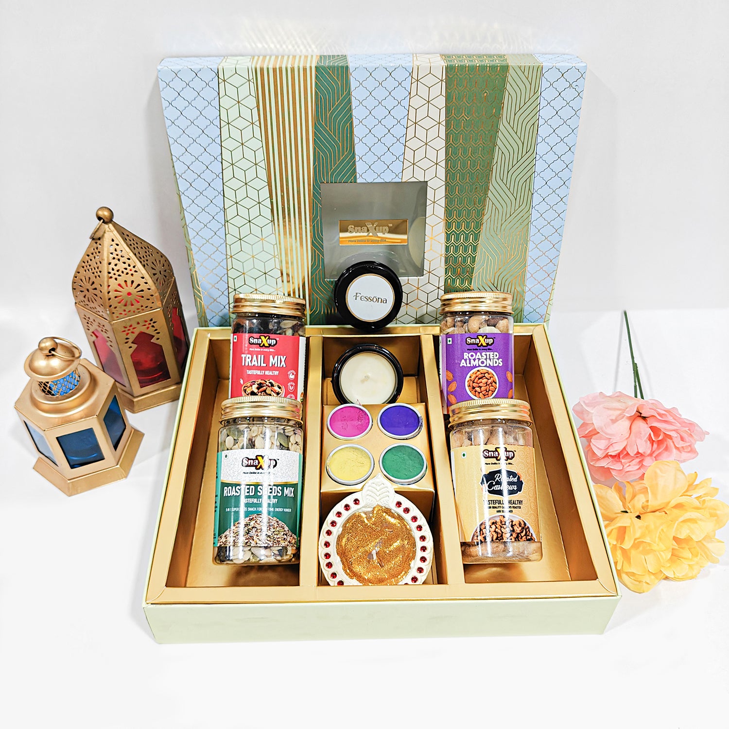 Colourful Snacks Hamper Box