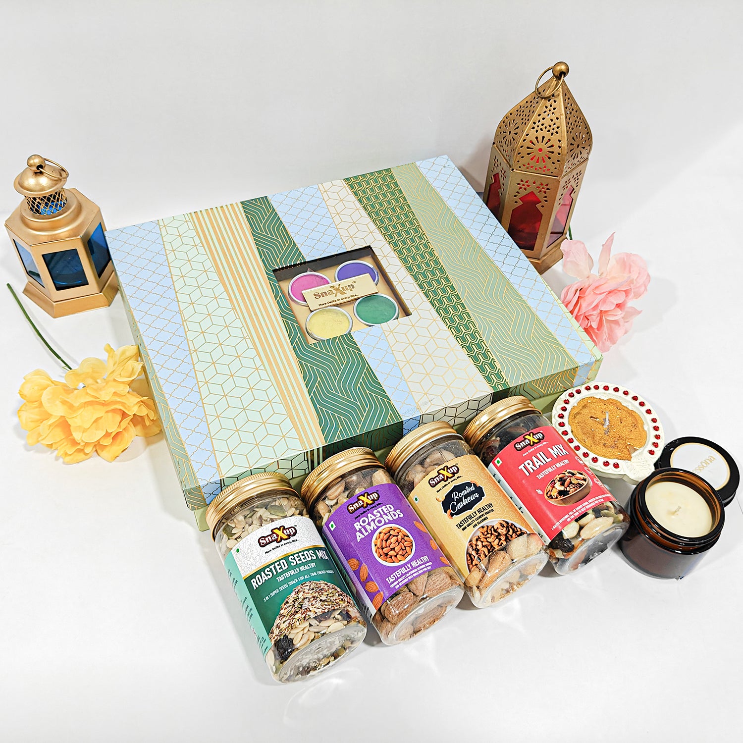 Colourful Snacks Hamper Box