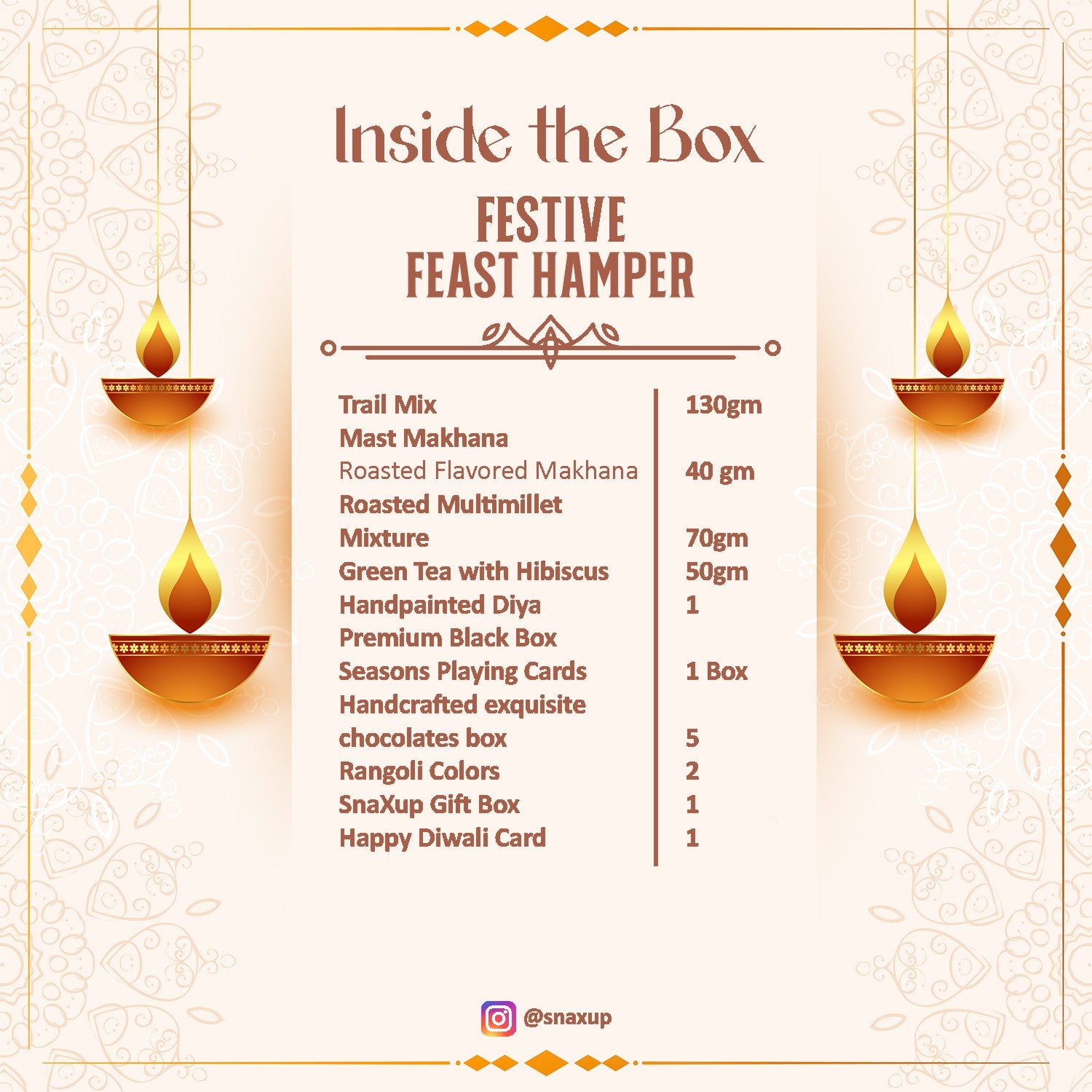 Festive Feast Diwali Gift Hamper Box