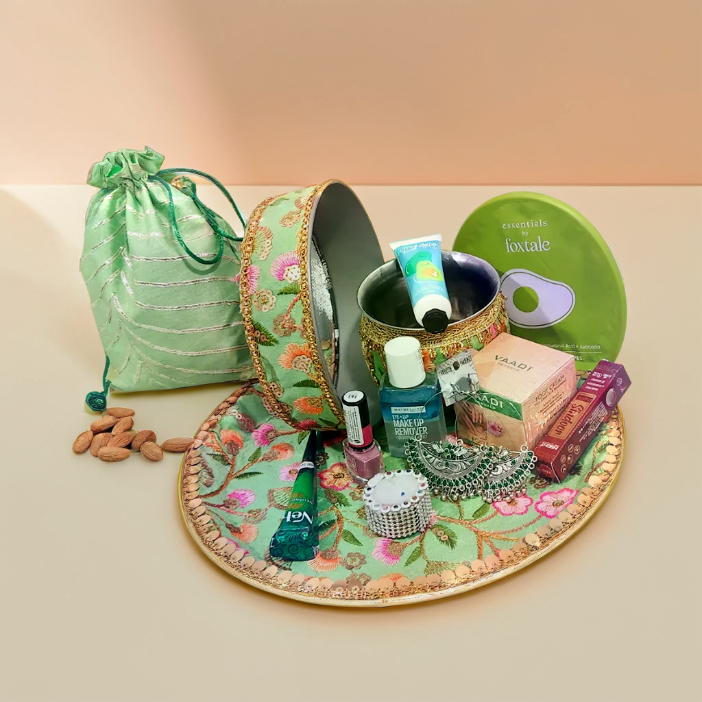 Karwa Chauth Gorgeous Green Hamper