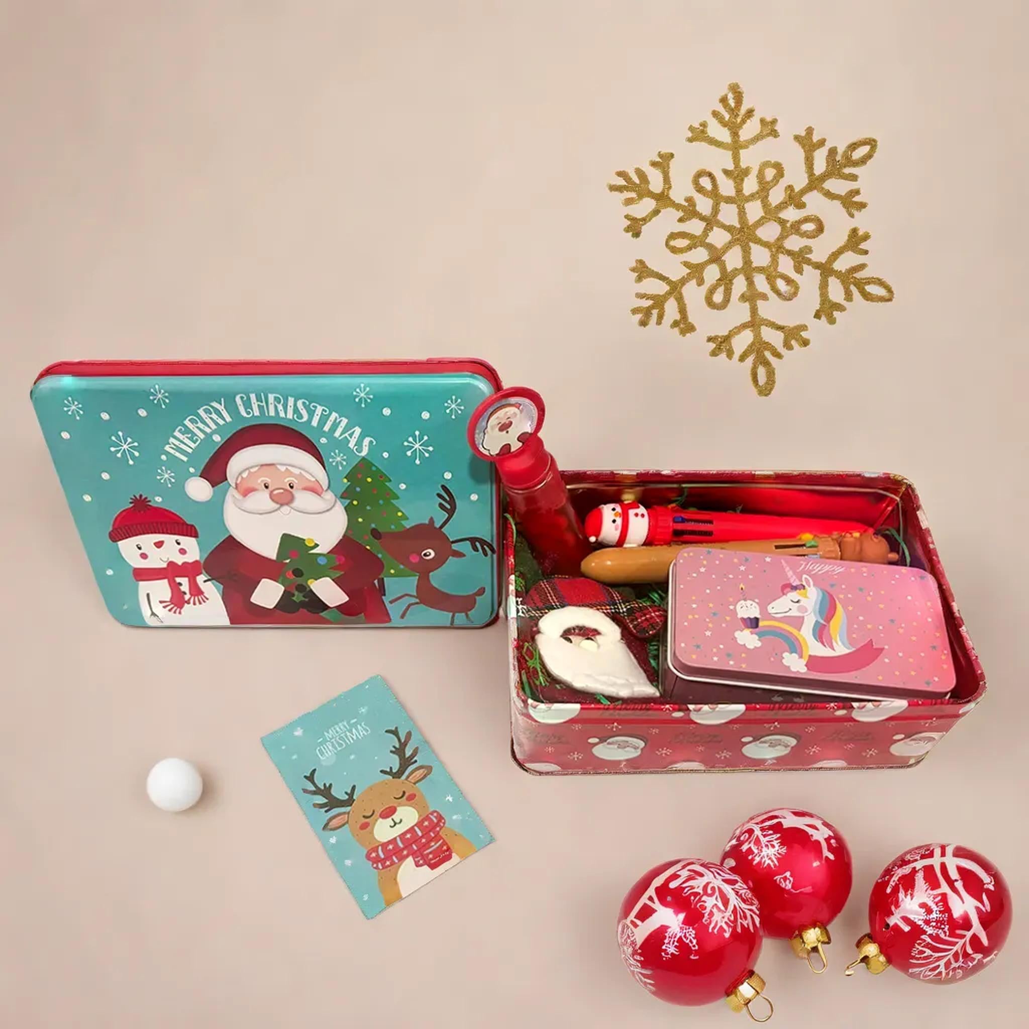 Santa Tin Gift Box