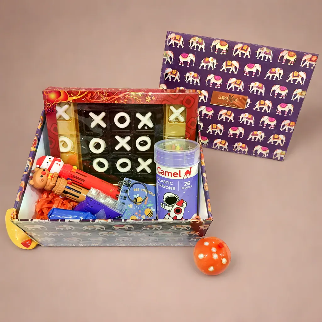 Tic Tac Toe Choco Hamper for Boys