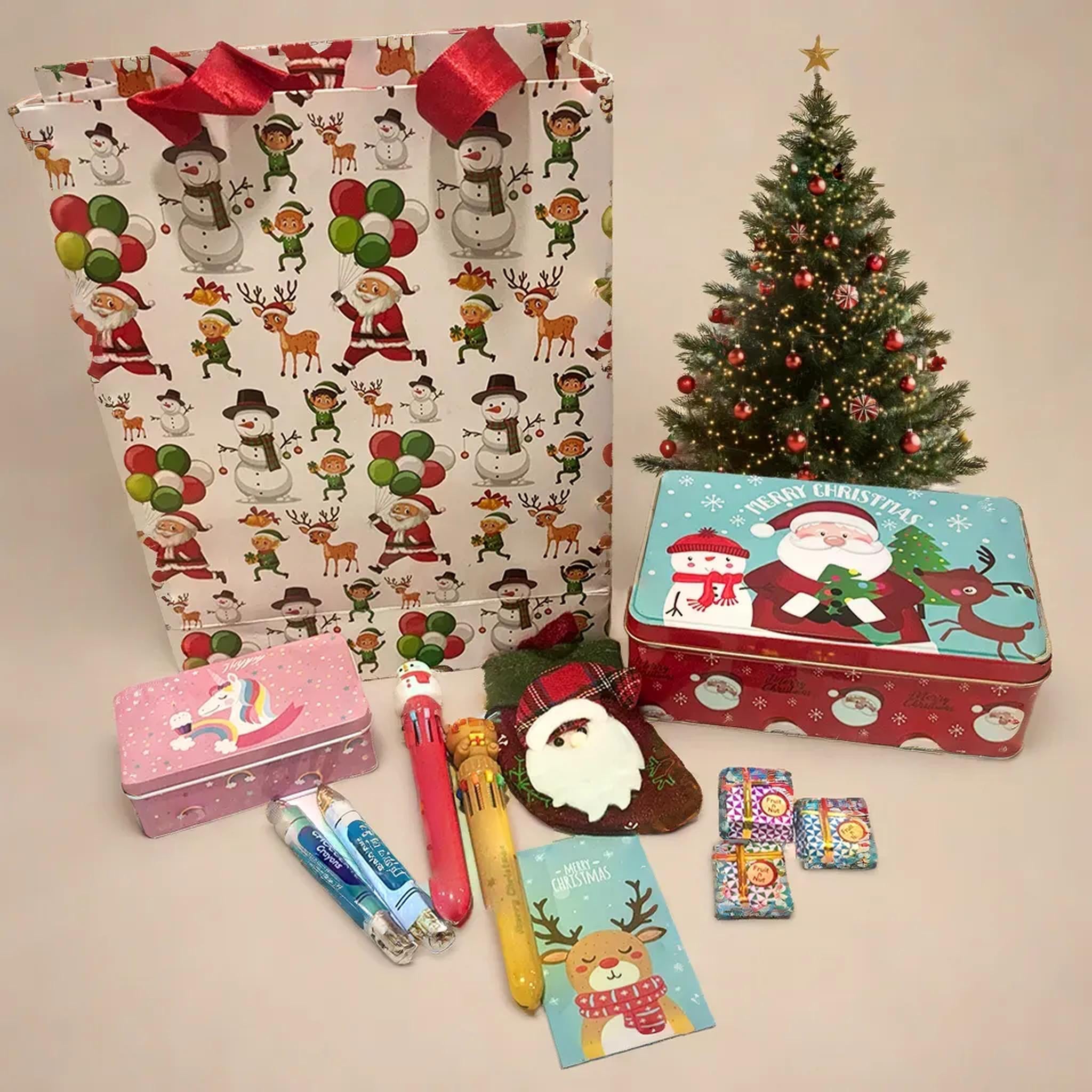 Santa Tin Gift Box