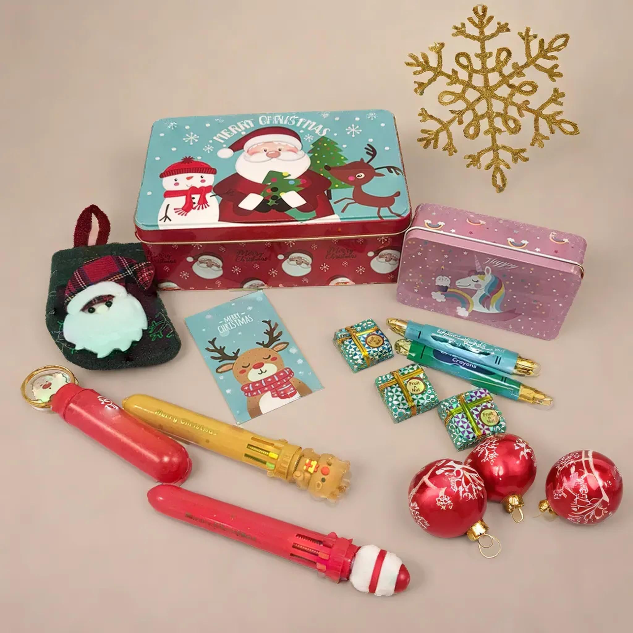 Santa Tin Gift Box