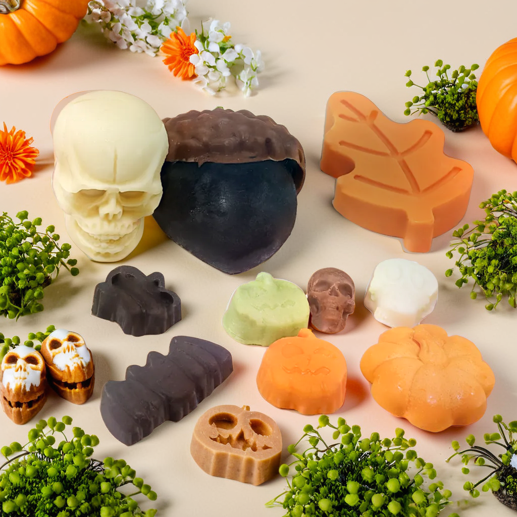 Halloween Chocolate With Milk Monster Faces 10 Pieces